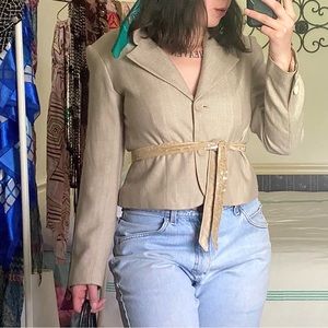 VINTAGE KENZIE CROPPED BLAZER | new with tags